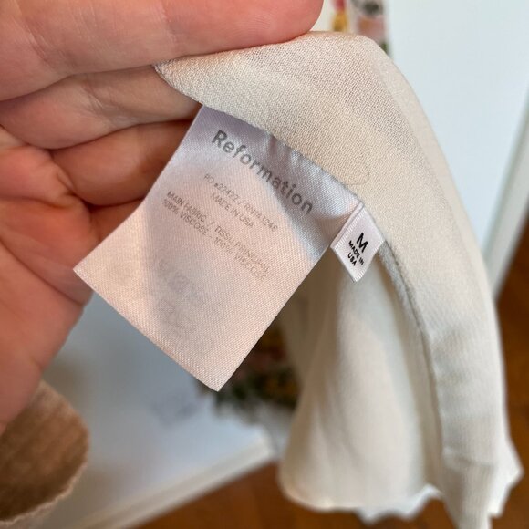 REFORMATION Karen Floral Wrap Midi Maxi Dress Milo \\ M - Picture 7 of 9